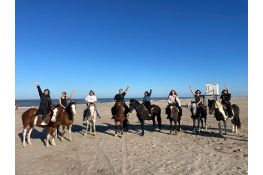 Cabalgata guiada por la playa LodeNico