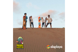 Tarde de sandboard en los médanos de Pinamar con Escuela de surf Paradise